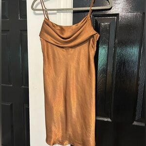 Hello Molly Brown Satin Mini Dress